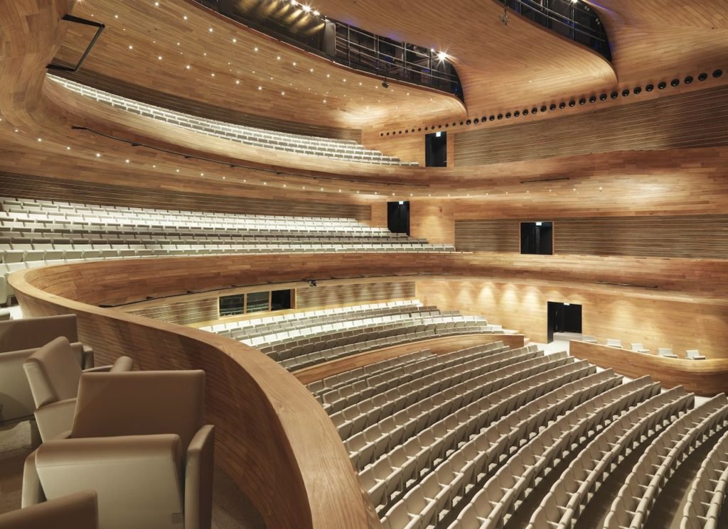 Shapes and Sounds: Designing concert halls with curves