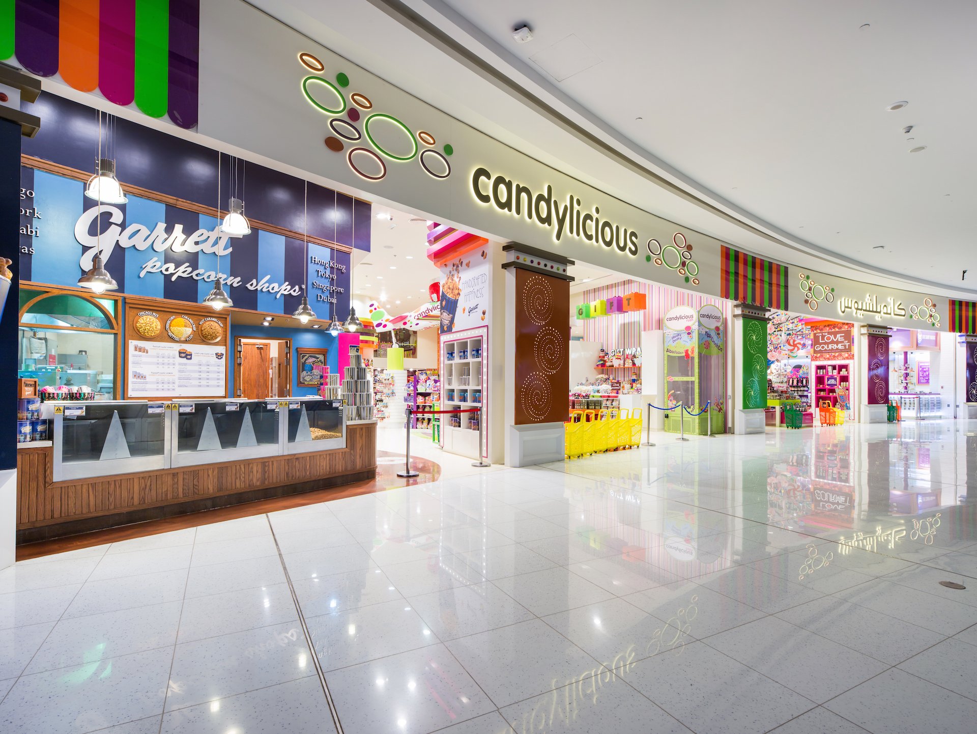 candylicious, candy store, interior design, dubai mall