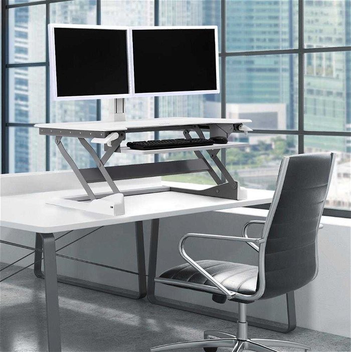 WorkFit-TL, Sit-Stand Desktop Workstation