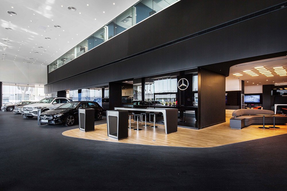 Love that design-Light ME-Mercedes Benz showroom