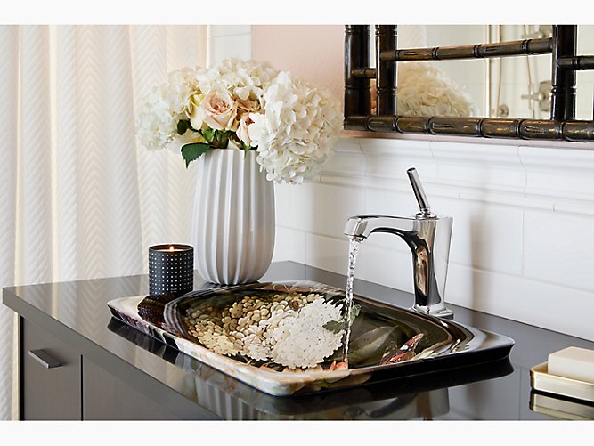 kohler dutchmaster floral drop bathroom sink