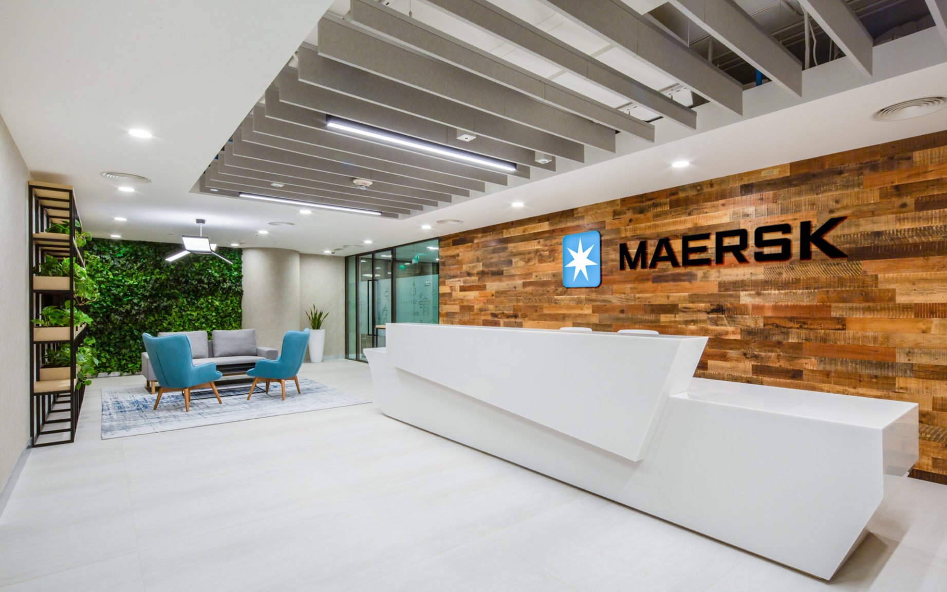 Maersk Office, Dubai Transportation Interior Design on Love That Design