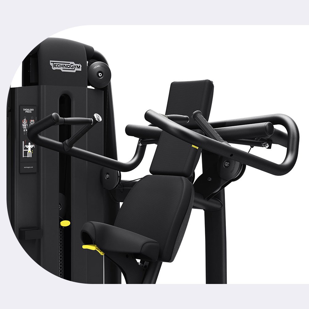 Technogym shoulder press discount machine