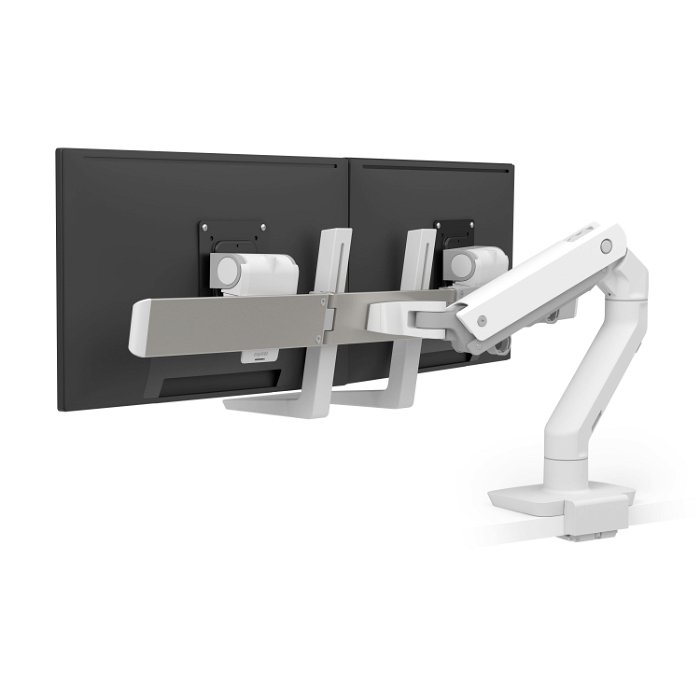 HX Dual Monitor Arm, Low-Profile Top Mount C-Clamp