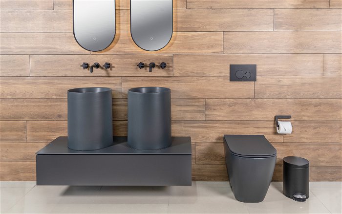 M-Line Rimless Wall Mounted WC with Slim Soft Close Seat and Cover