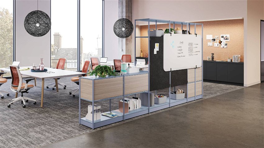 Steelcase Flex Mobile & Reconfigurable Office Furniture Collection -  Steelcase