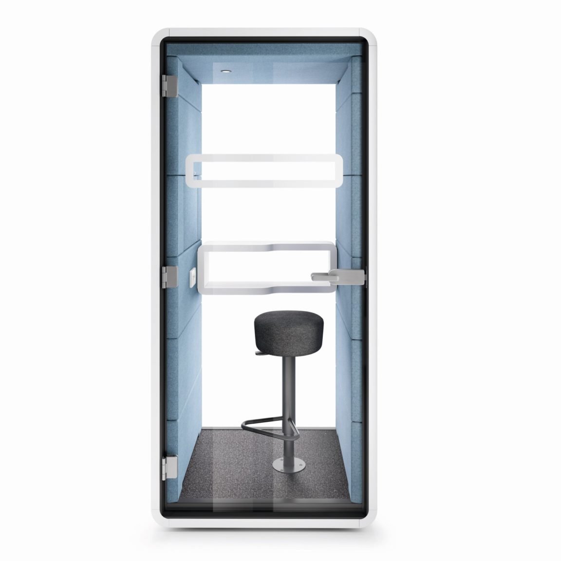HushPhone-acoustic-phone-booth-for-office-Hushoffice-front-view