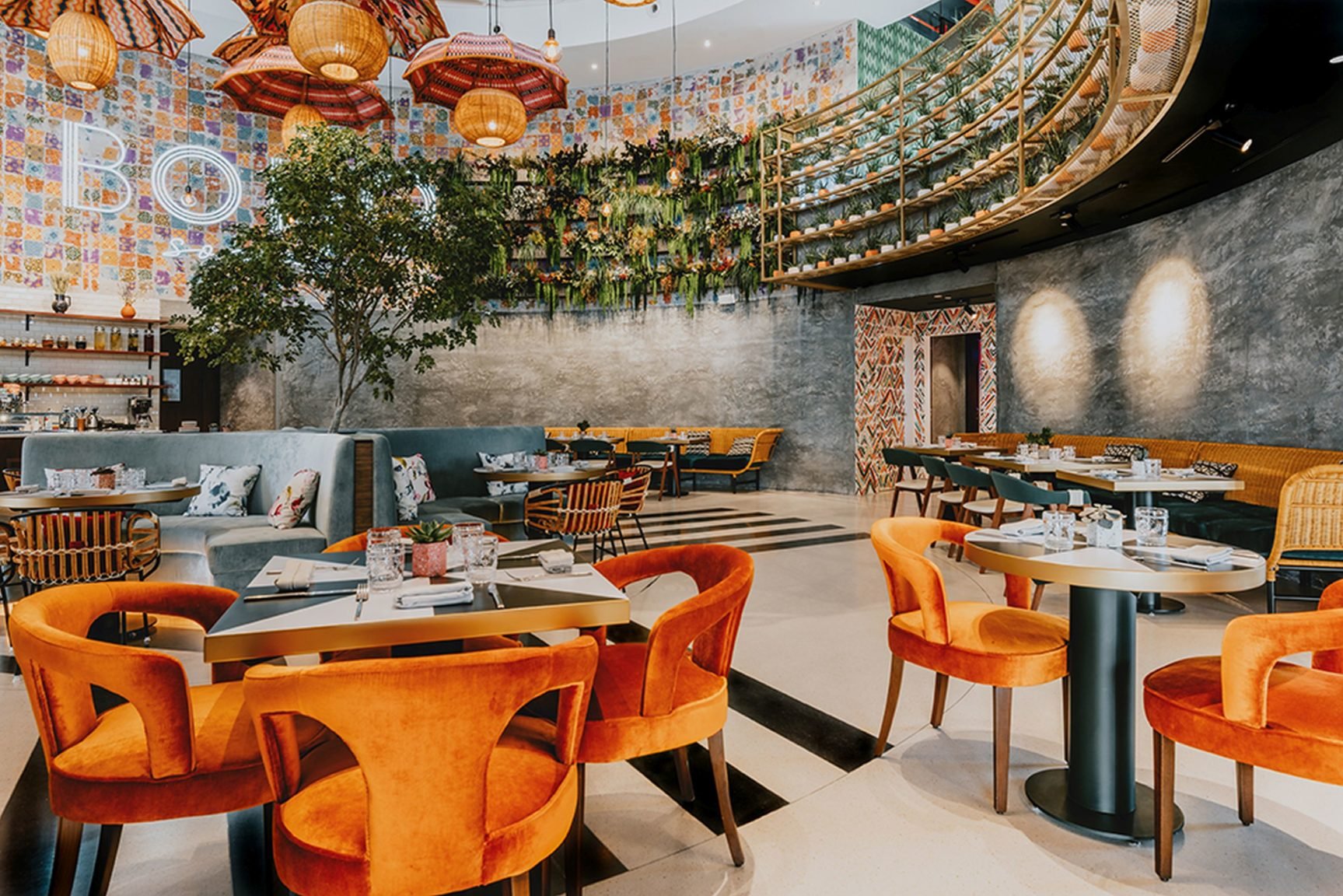 BOHO Social Restaurant, Doha - Restaurant Interior Design on Love That ...