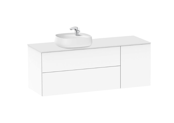 Beyond - Base unit for over countertop basin on the left 1400 x 505 x 525 mm, 851404...