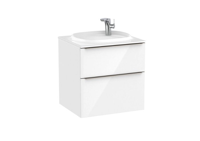 Beyond - Unik (base unit with two drawers with handles and FINECERAMIC® basin) 600 x 498 x 600 mm, 851452...