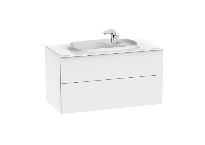 Beyond - Unik (base unit with two drawers and FINECERAMIC® basin) 1000 x 505 x 525 mm, 851358...