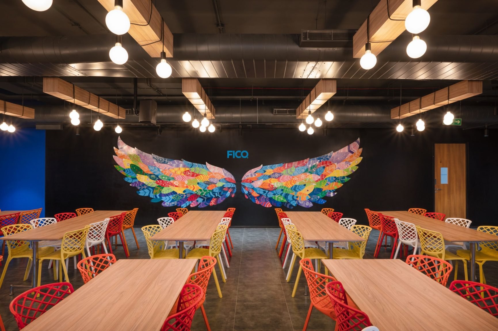 FICO Office Cafeteria, Bangalore - Technology Interior Design on Love That  Design