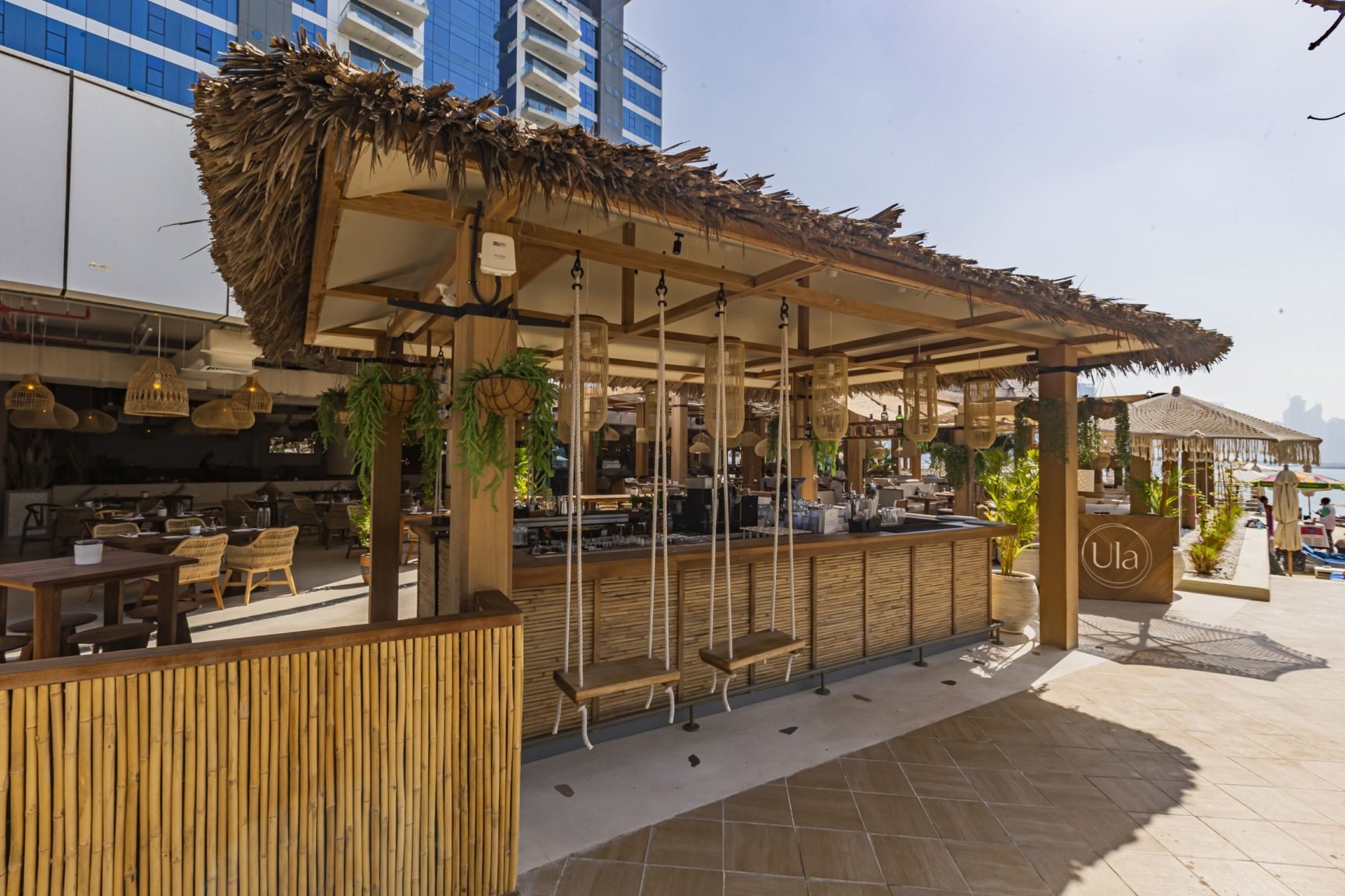 Ula Beach Club, Dubai - Restaurant Interior Design on Love That Design