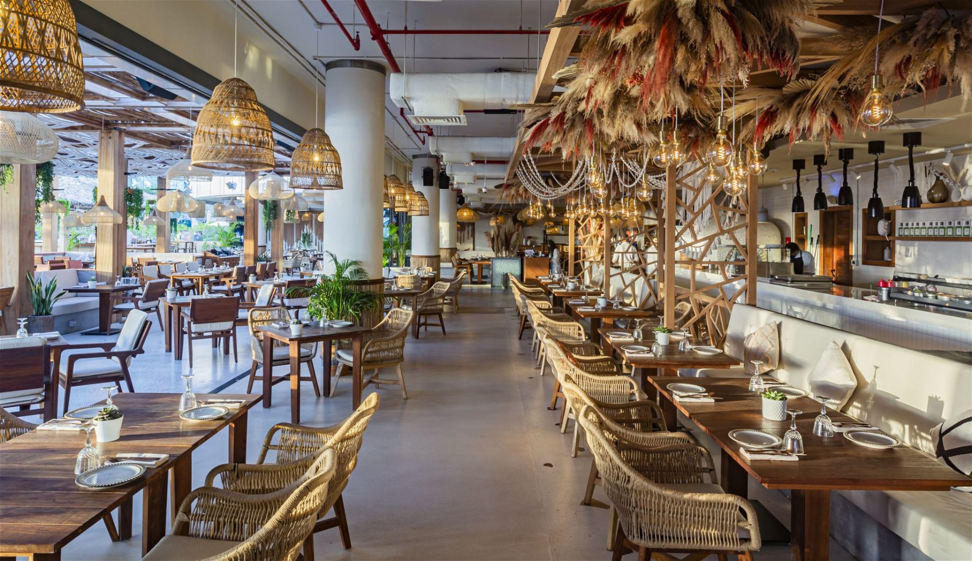 Ula Beach Club, Dubai - Restaurant Interior Design on Love That Design