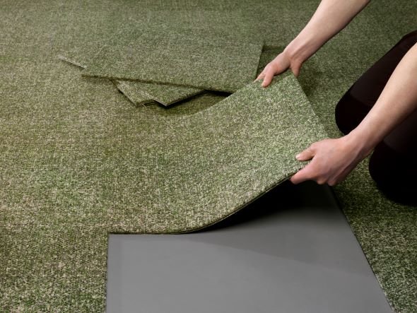 Truly Sustainable Modular Carpet Installation Has Arrived
