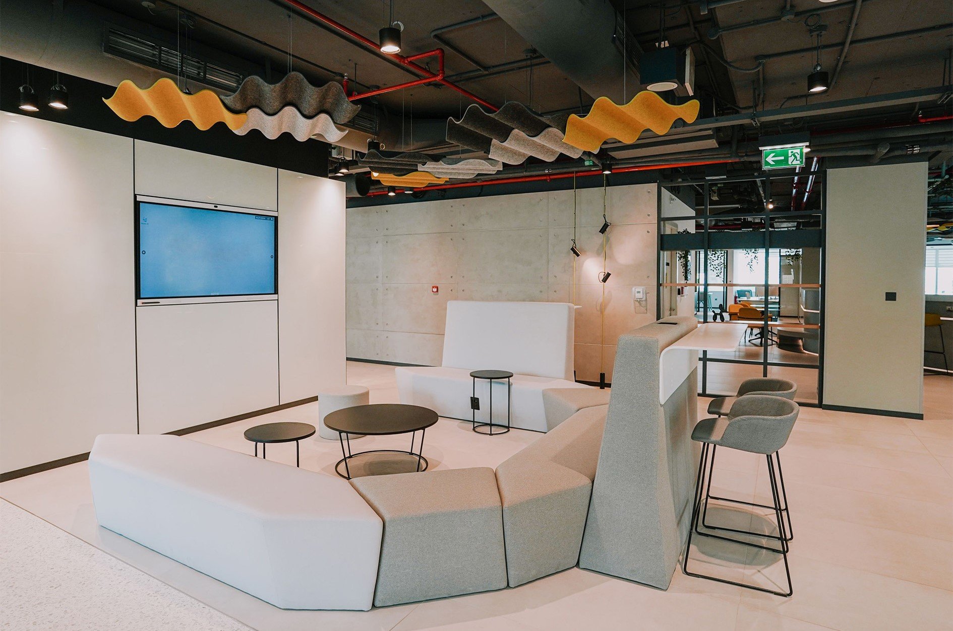 Artificial Intelligence Tech Office, Abu Dhabi Technology Interior