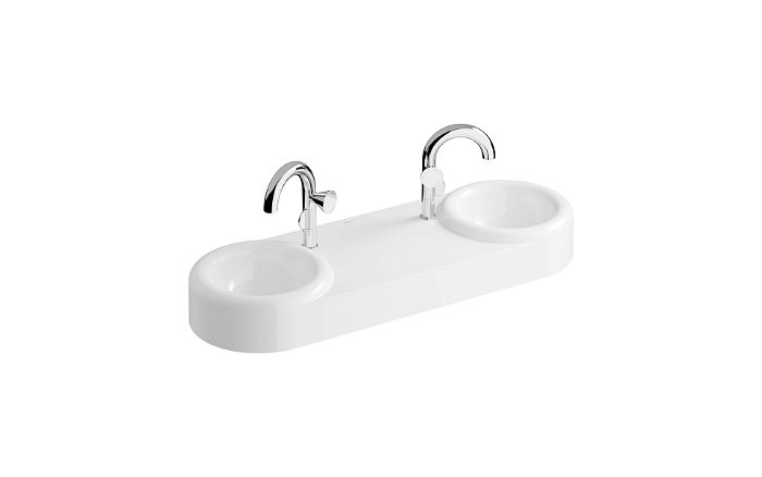 Liquid Double Washbasin