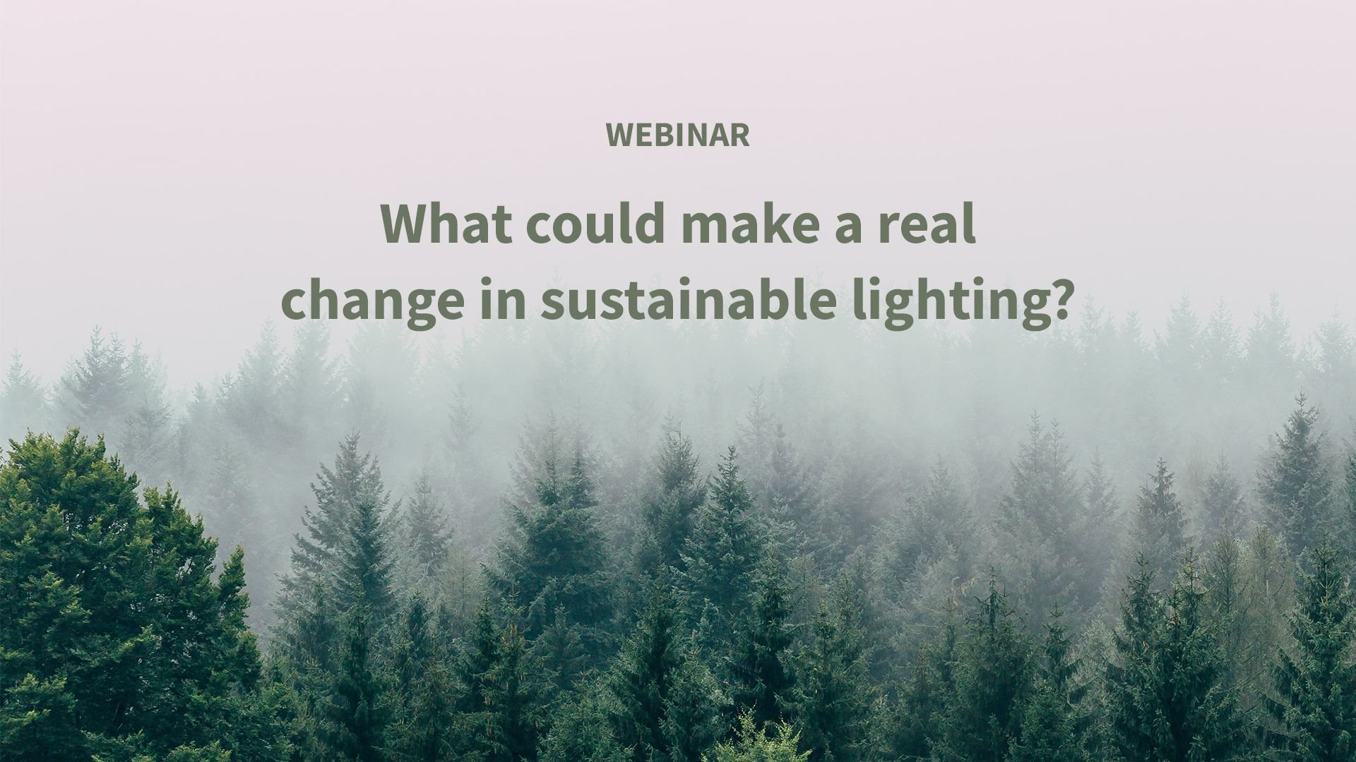 What could make a real change in sustainable lighting
