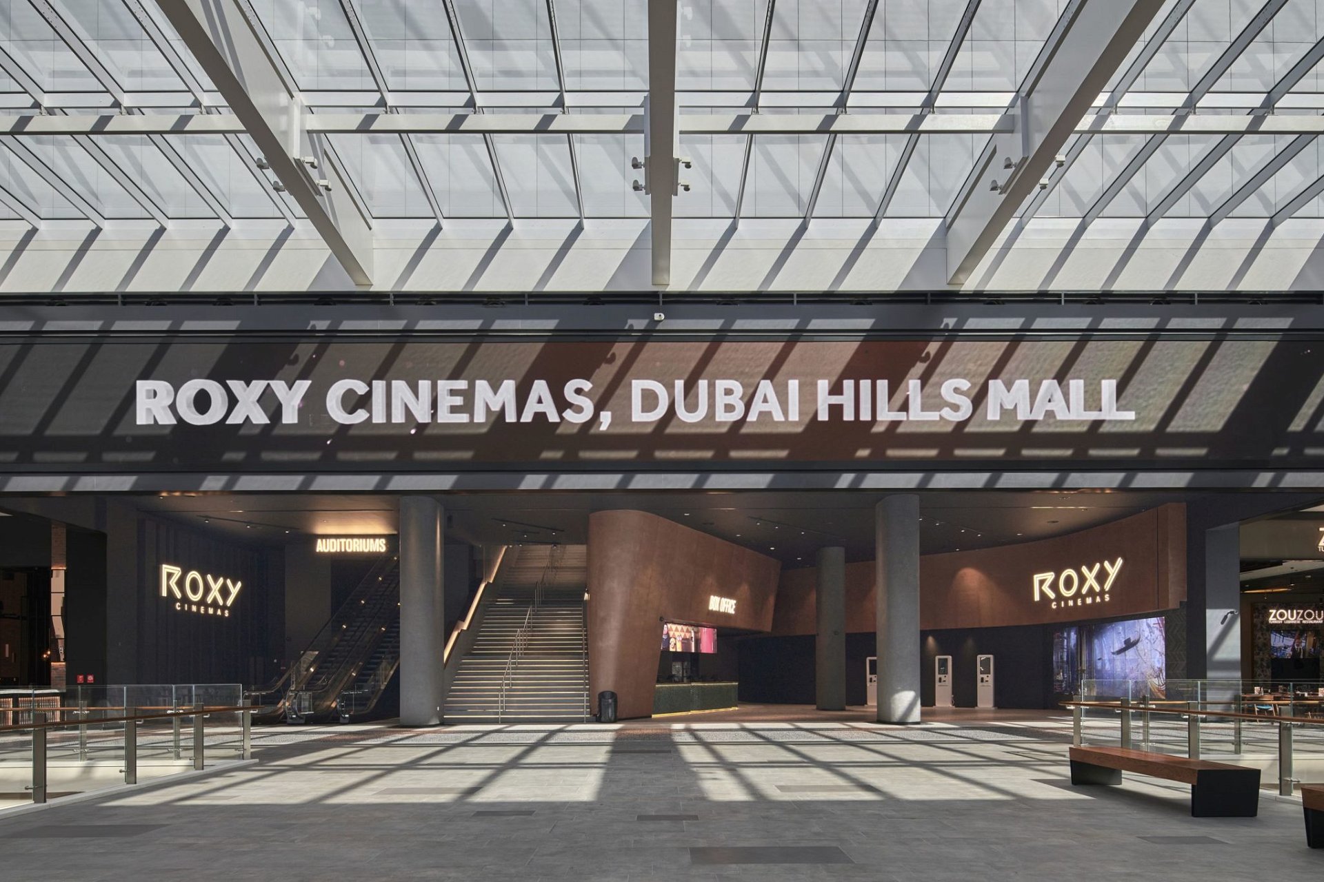 Roxy Cinema, Dubai Hills Mall Cinema Interior Design on Love That Design