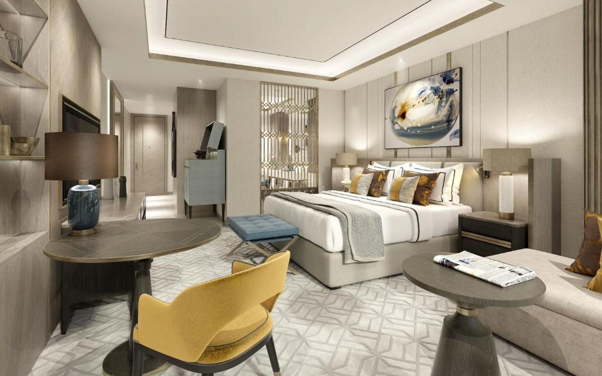 Waldorf Astoria, Kuwait - Apartment Interior Design on Love That Design