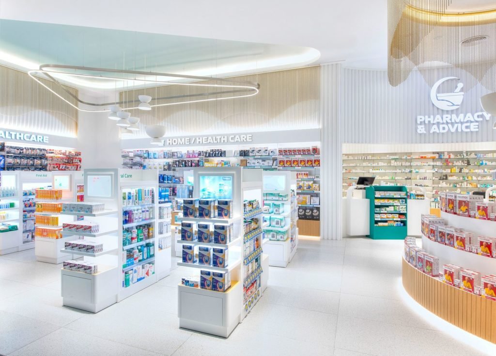 Aster Pharmacy, Ibn Battuta Mall - Pharmacy Interior Design on Love That  Design