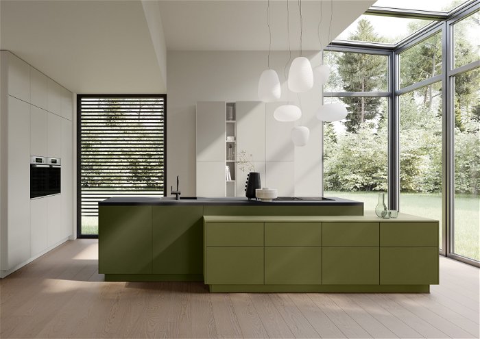 Häcker Kitchens AV6000 – Olive Green