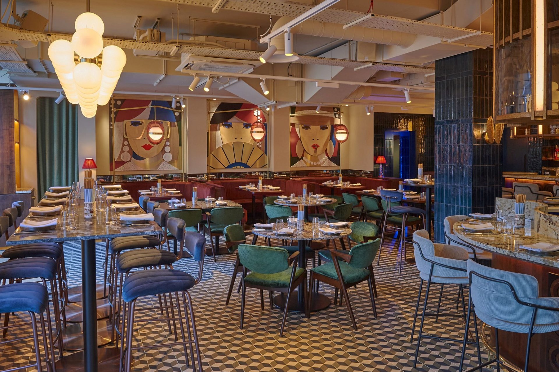 Jiji Restaurant, London - Restaurant Interior Design on Love That Design