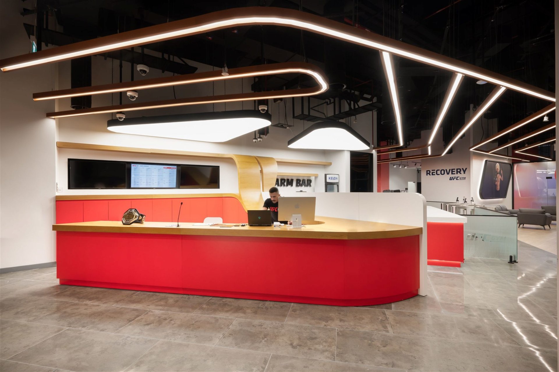 UFC Gym Silicon Central, Dubai Fitness Center Interior Design on