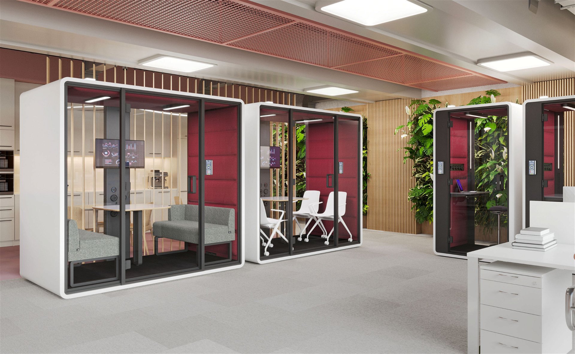 Hushoffice, will be presenting a new line of acoustic booths during NeoCon 2023 in  Chicago.