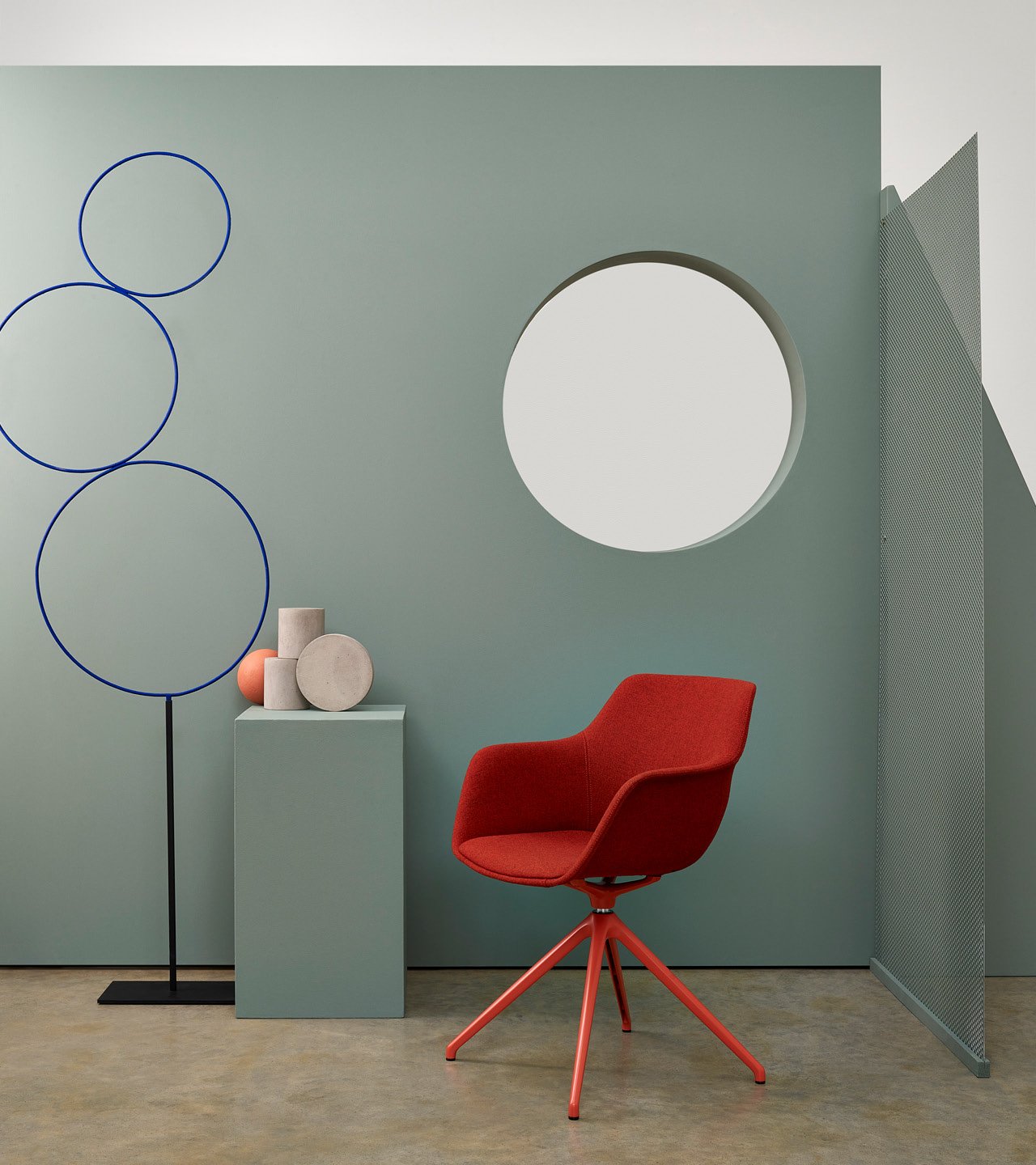 Introducing the Ola tub chair, created in collaboration with the leading German furniture designer Wolfgang CR Mezger. 