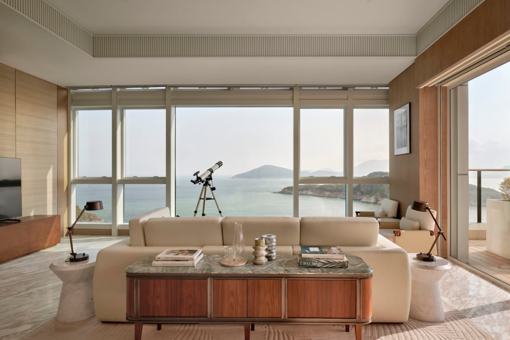 BLINK Design Group revives and redefines a new era of glamorous seaside resort grandeur in the distinctive interiors of the new Fullerton Ocean Park Hotel in Hong Kong’s beguiling and history-rich Aberdeen district.