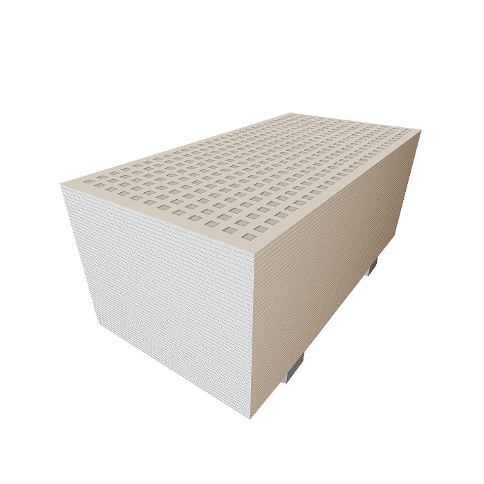 Skyrock Ecoblock Acoustical Gypsum Board Square Perforation Q9