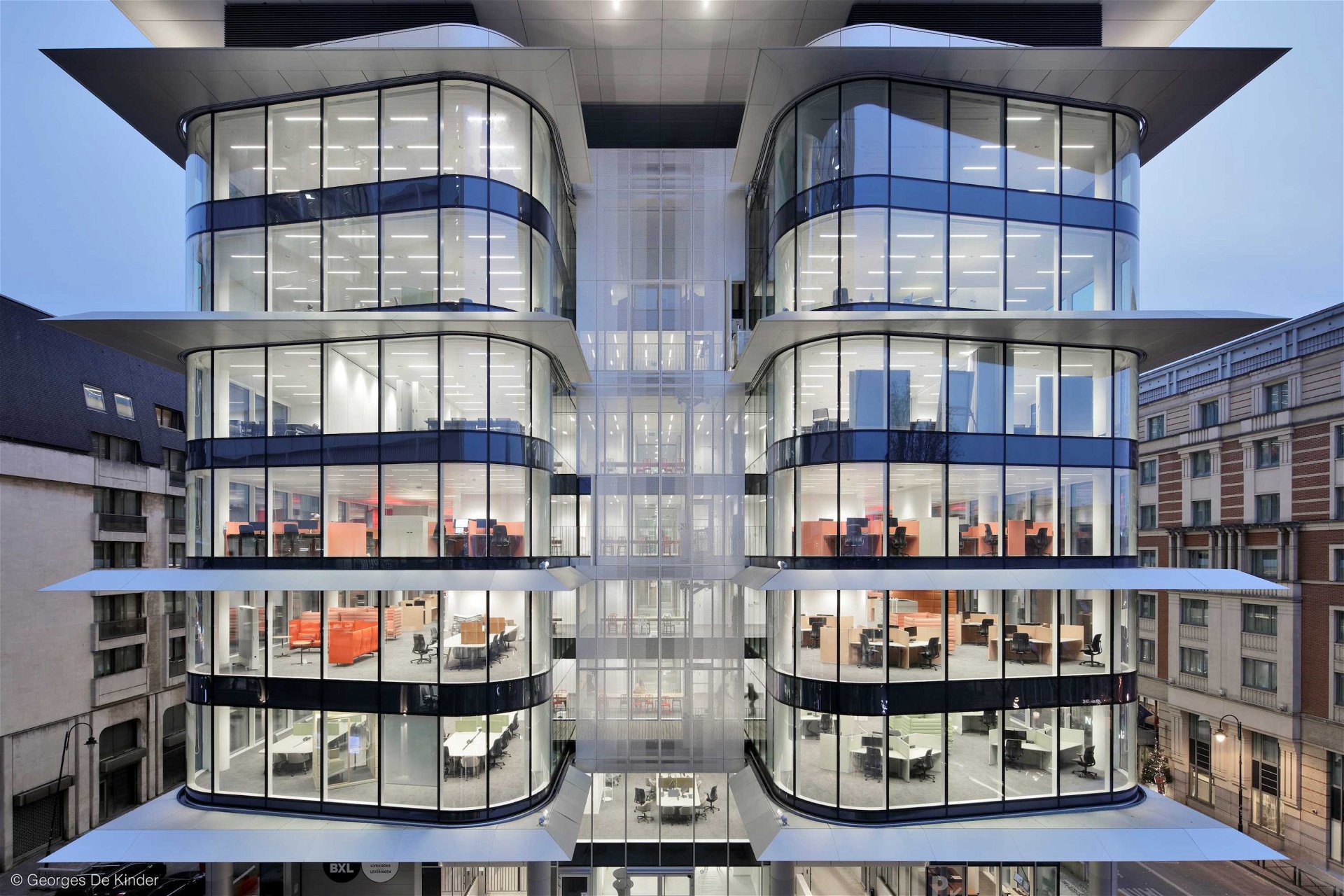 The New Brucity Administrative Center in Brussels