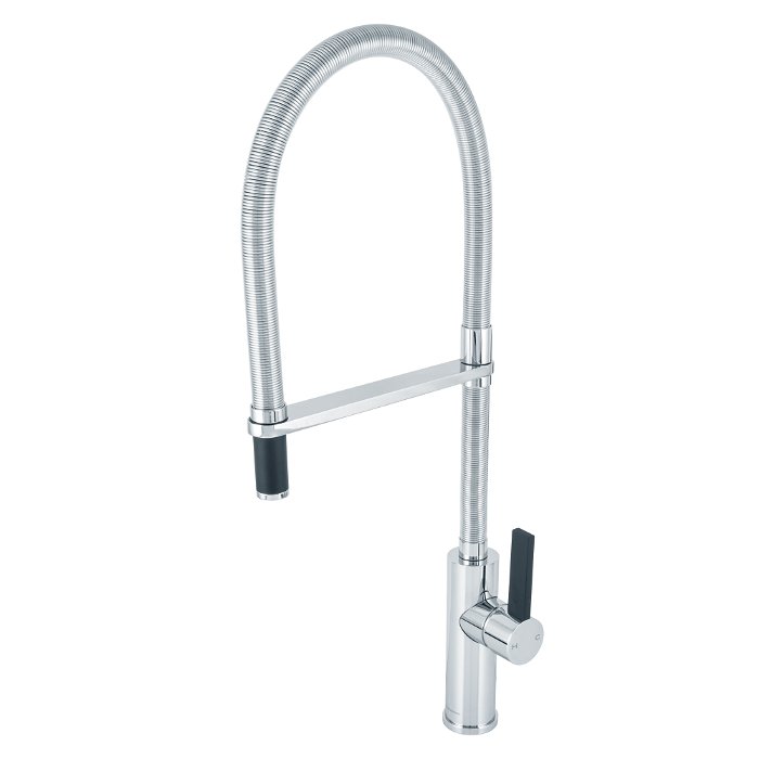 Lab Two Kitchen Sink Mixer With Spring Swivel Spout
