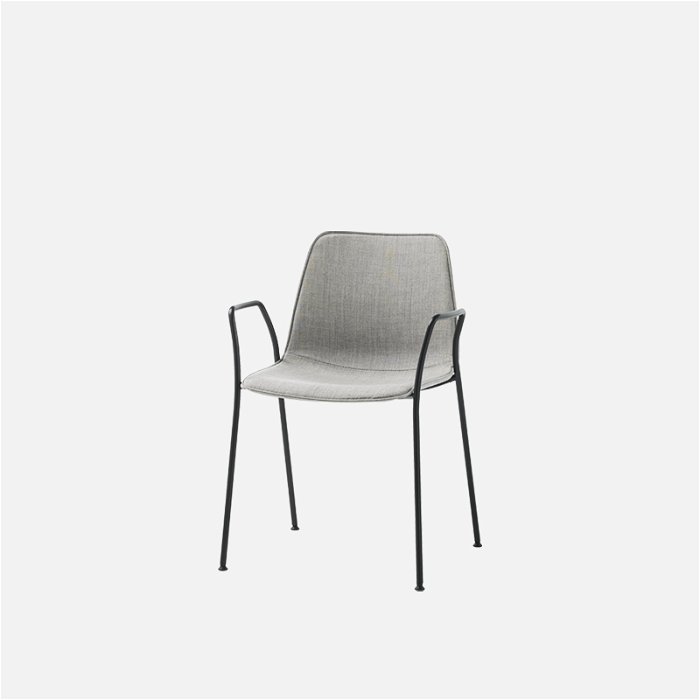 VARYA TAPIZ Armchair with 4 leg frame