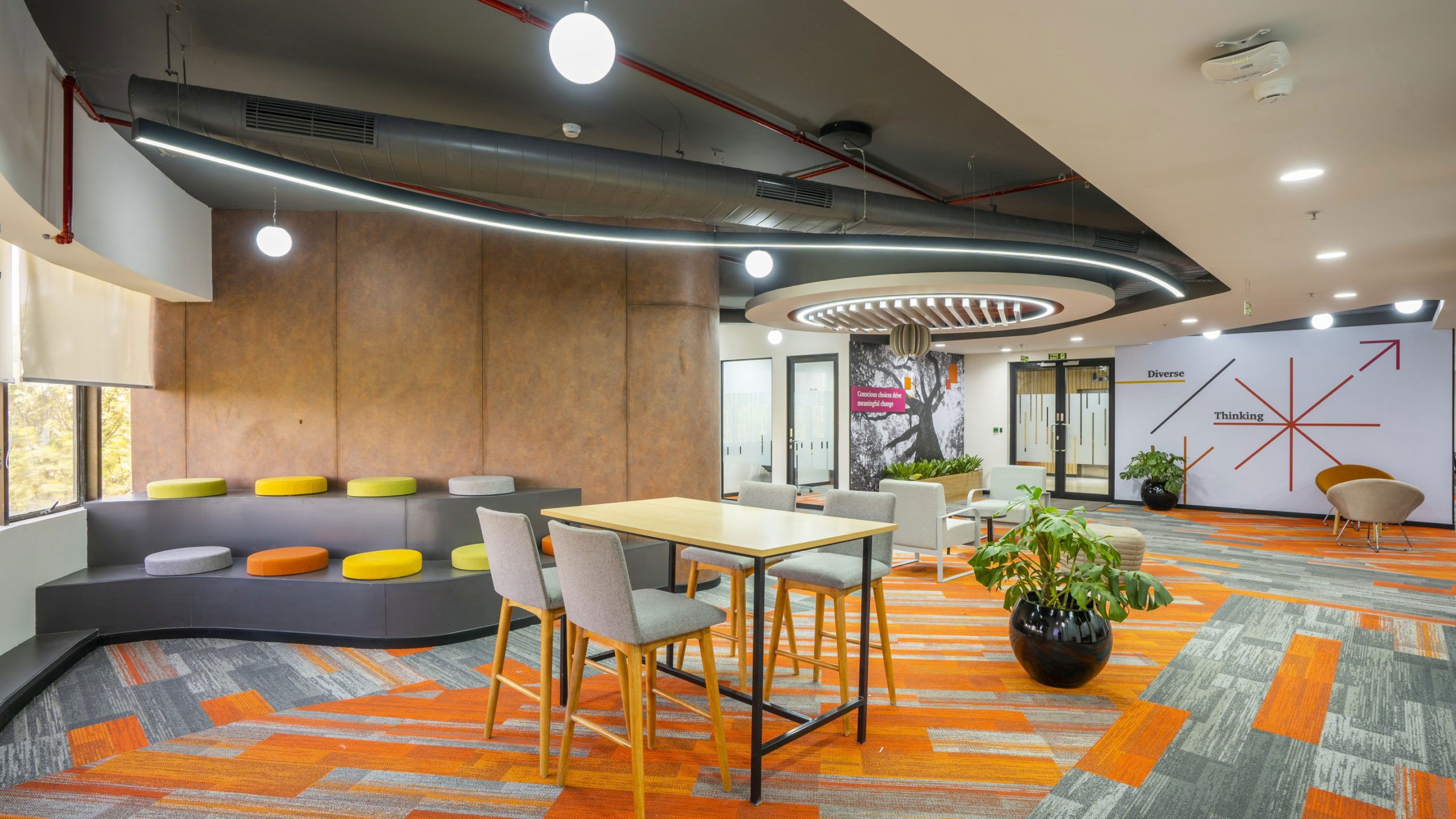 PWC Office Bangalore Bank Financial Investments Interior Design On 