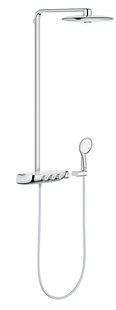 Rainshower System SmartControl Duo 360 Shower system with Safety Mixer for wall mounting