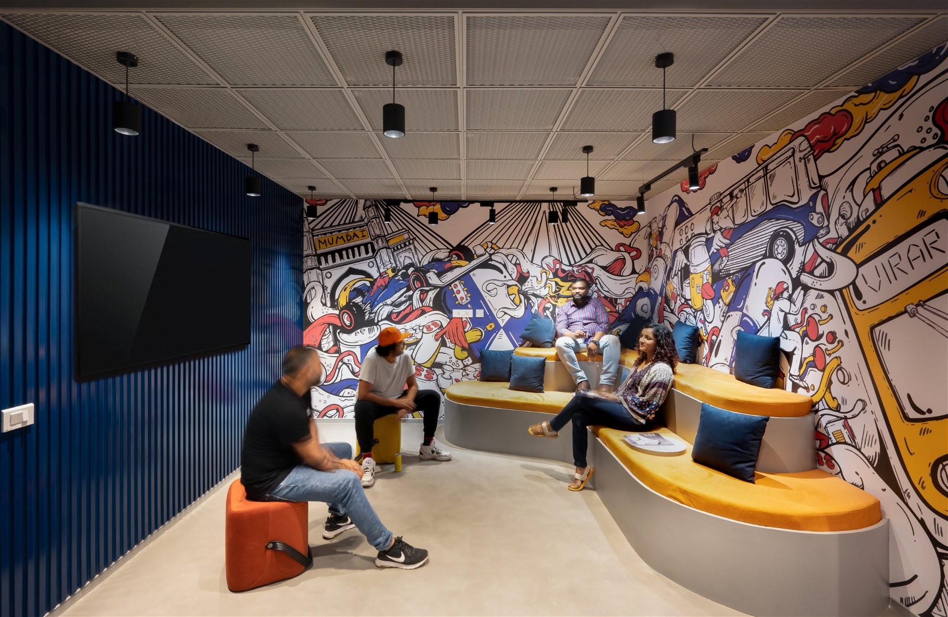 Red Bull Office, Mumbai - Food/Beverage Interior Design on Love That Design