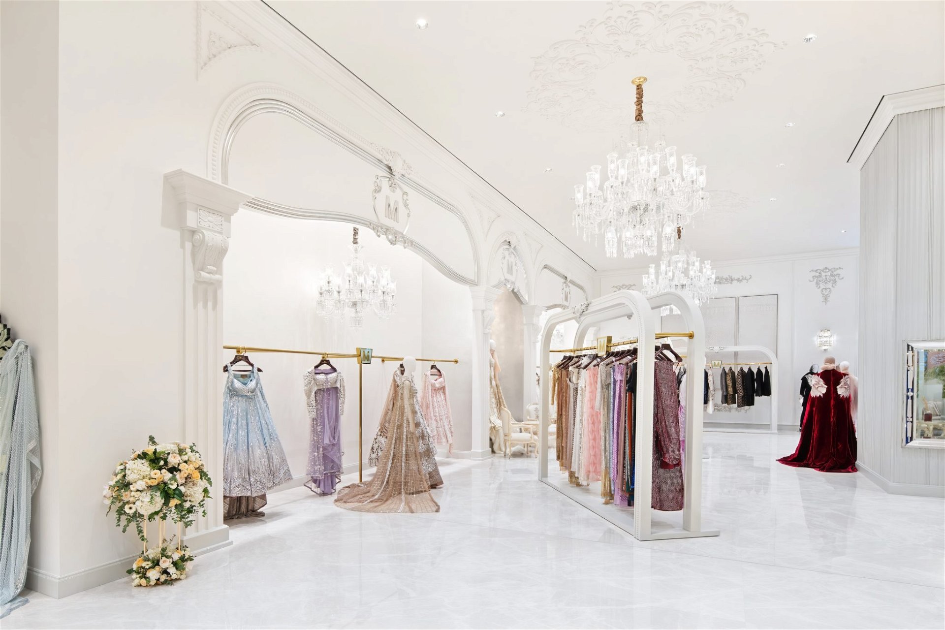 Manish Malhotra Flagship Store, Dubai - Apparel/Beauty/Fashion Interior ...