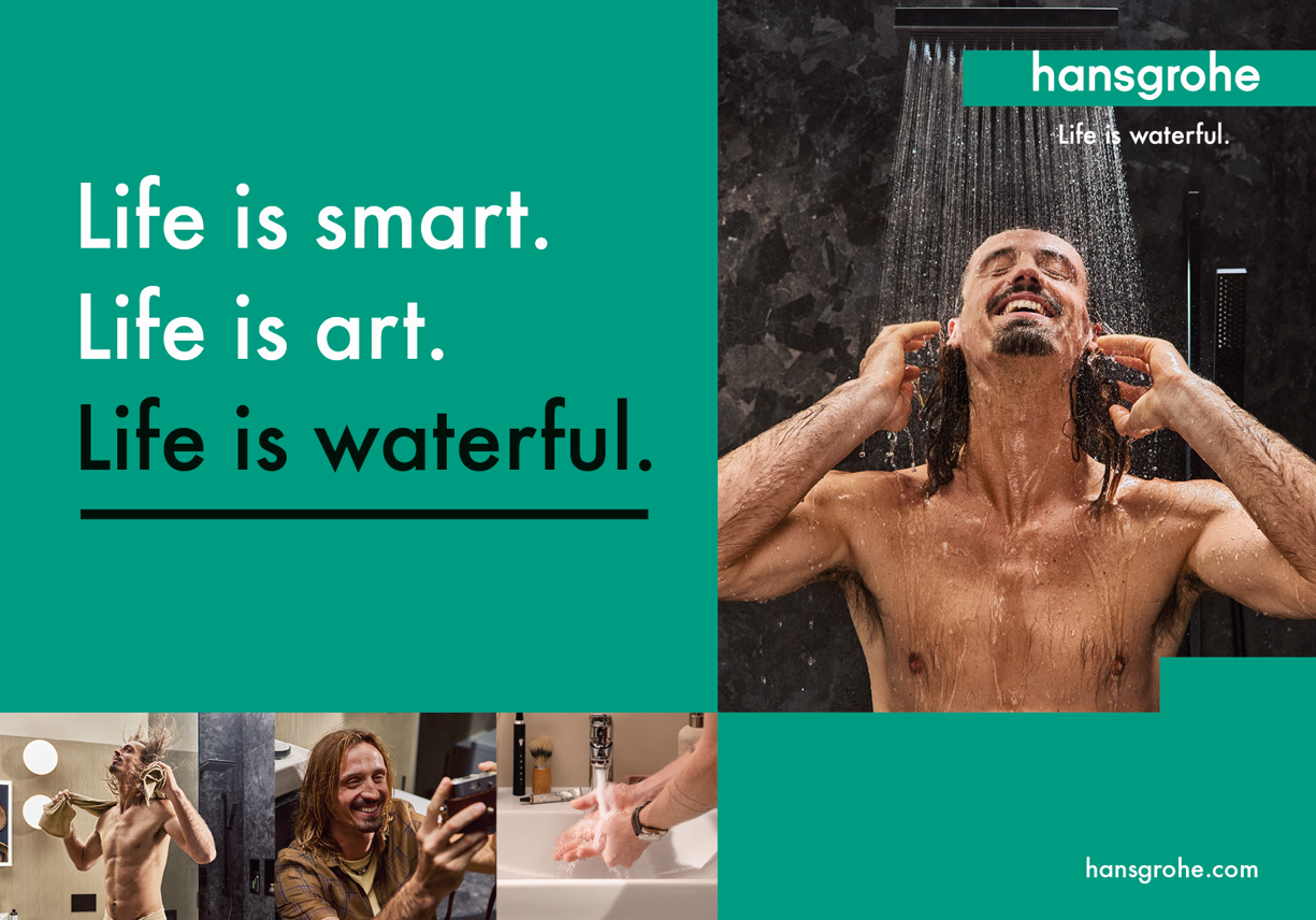 hansgrohe Celebrates Life With New Brand Claim: Life is Waterful