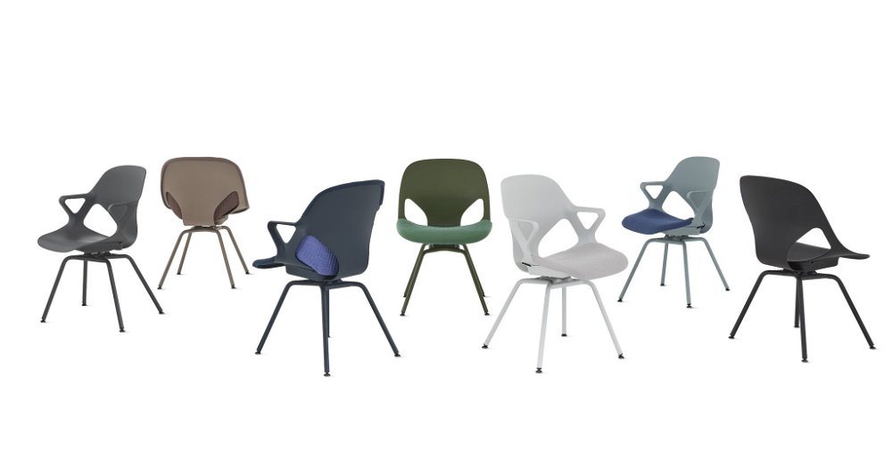 Herman Miller and Studio 7.5 Introduce Zeph Side Chair to Enliven and Add Comfort to Shared Workspaces