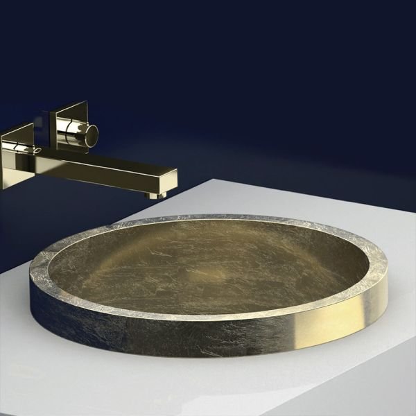 Glass Design Tondo Fl Semi Recessed Wash Basin - Love That Design