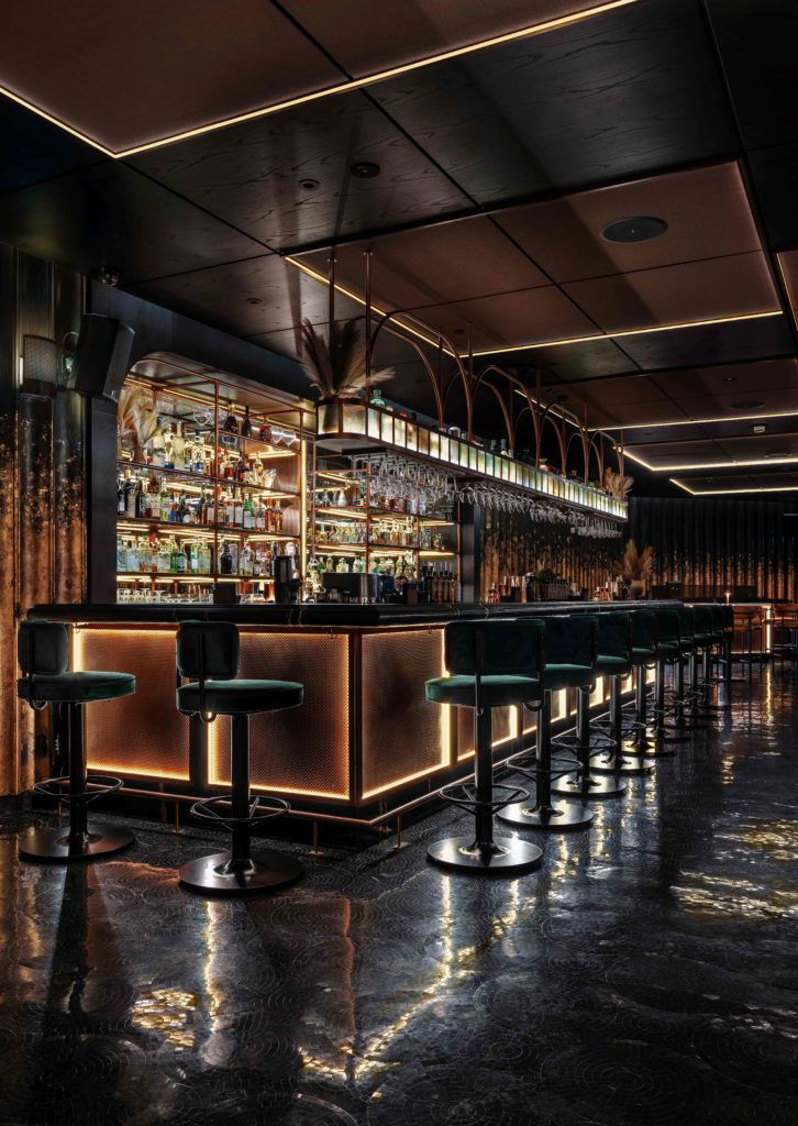 Agora Bar & Social Club, Dubai - Bar Interior Design on Love That Design